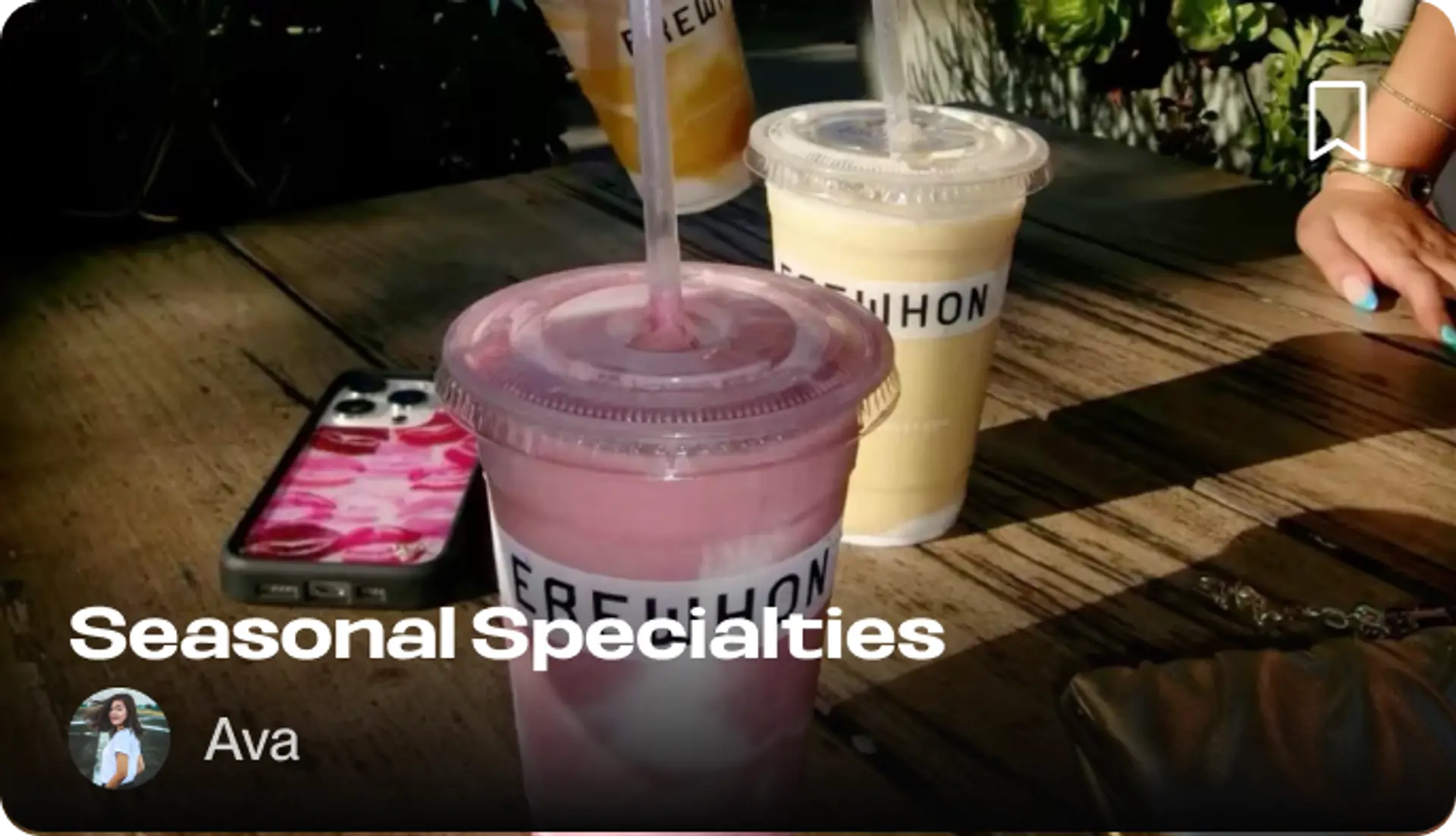 Seasonal Specialties — Ava